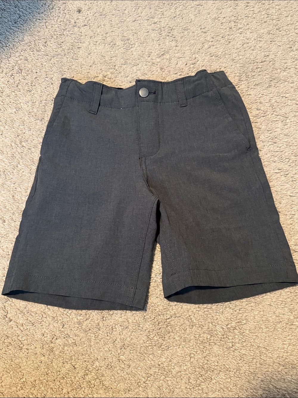 Boys Volcom dark gray shorts
